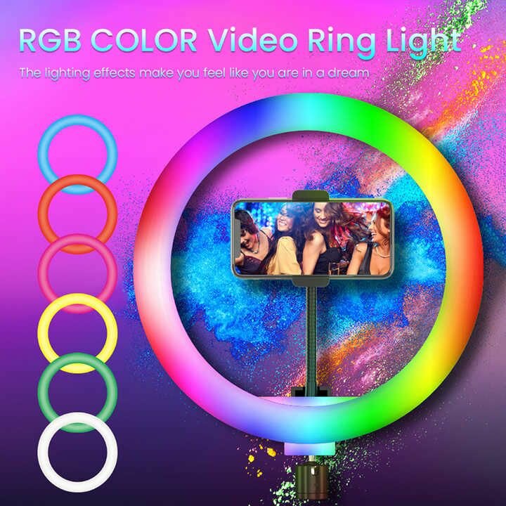 RING LIGHT 10 POUCES AVEC PETIT TRÉPIED