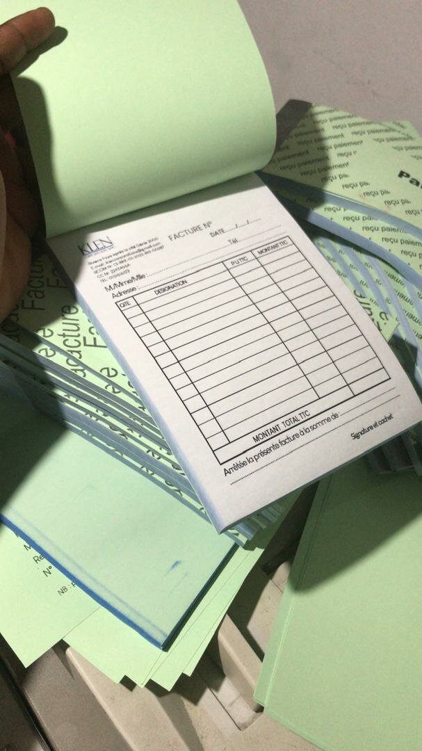 Carnet reçu