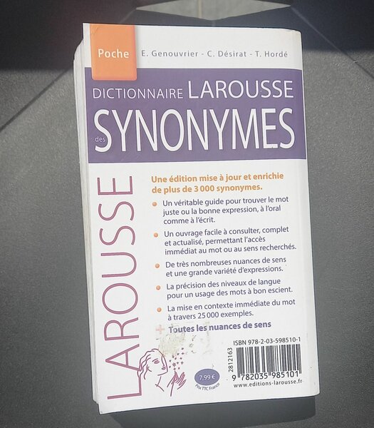 Dictionnaire des synonymes larousse