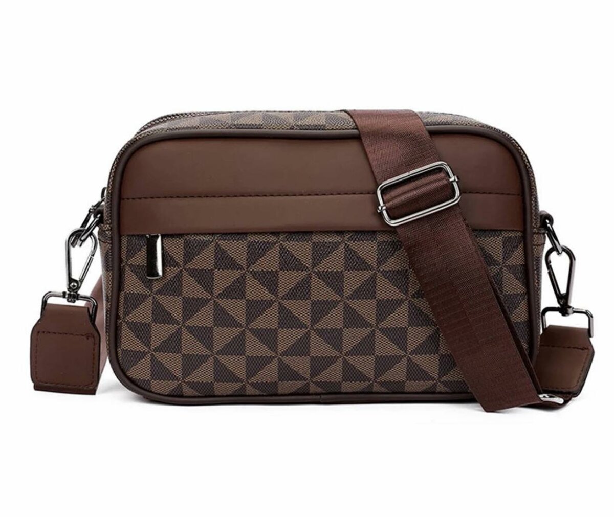 sac en bandoulière en cuir véritable