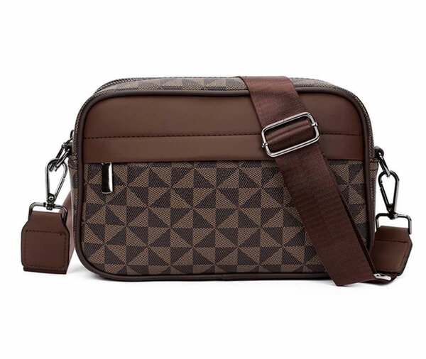 sac en bandoulière en cuir véritable