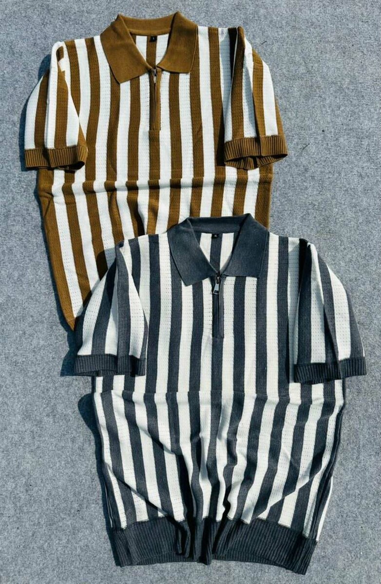 Polos rayés élégants pour homme