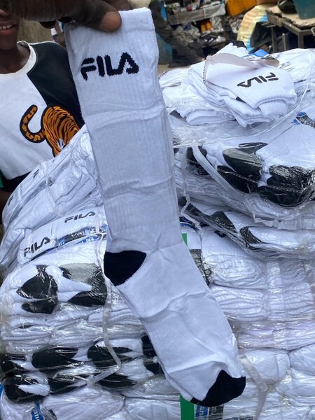 Chaussettes de sport blanches FILA