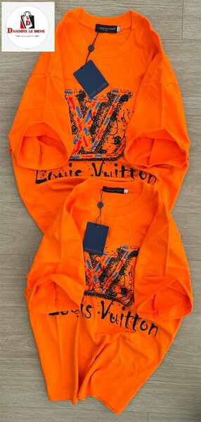 T-shirt orange stylé