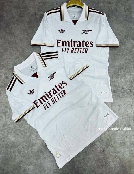 Maillot de football blanc Adidas