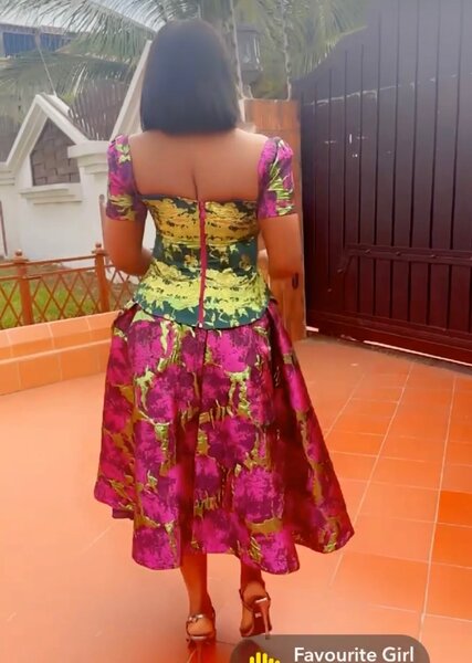 Beautiful African print dress