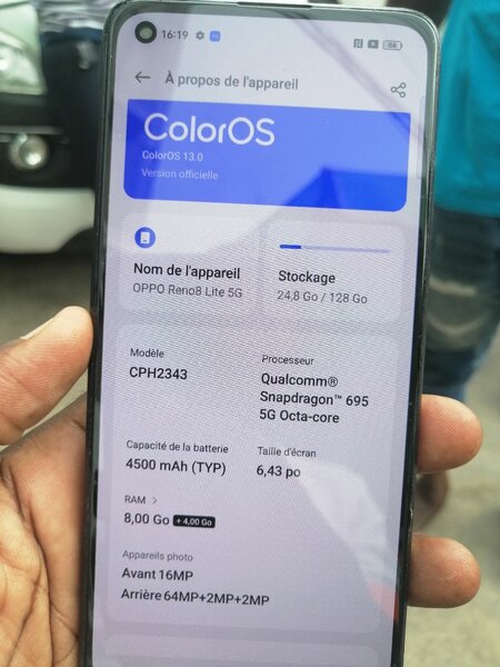 Oppo reno 8 lite 5G
