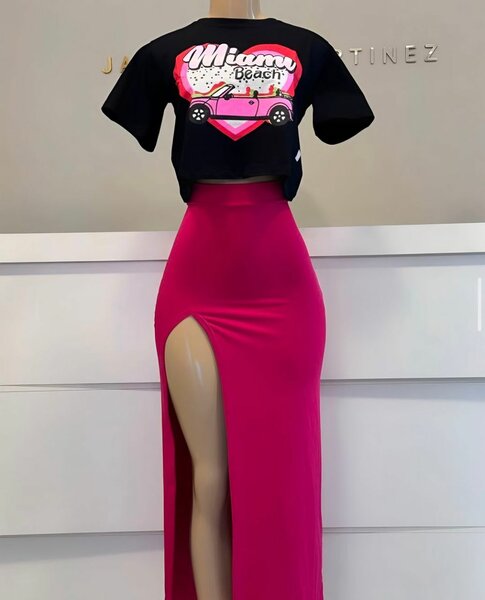 Long skirt and top