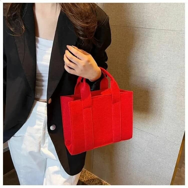 Sac cabas en feutre élégant