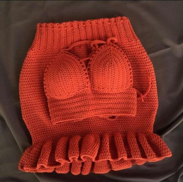 Jupe au crochet
