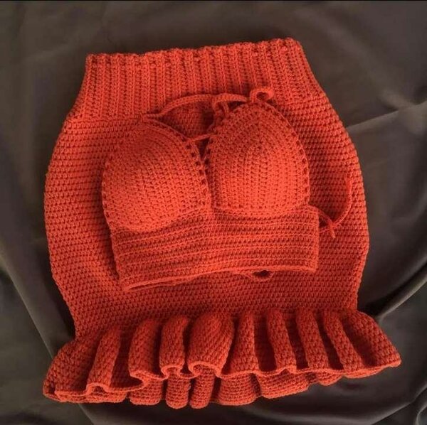 Jupe au crochet