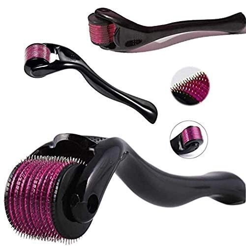 DERMA ROLLER FOR HAIR AND SKIN - SIZES [ 0.5, 1.0, 1.5mm]