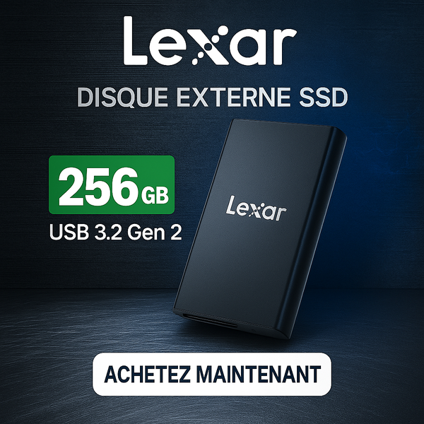 Lexar SSD Externe 256Go