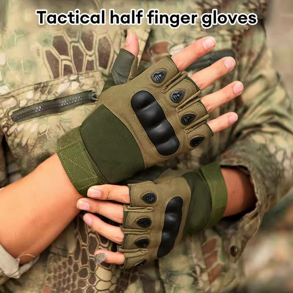 Gants demi-doigt pour hommes,