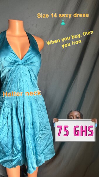 Halter neck aka bare back