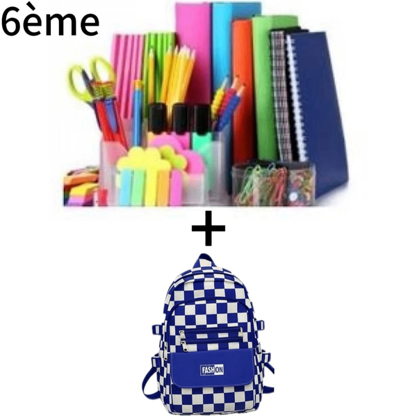 Kit Scolaire 6ème avec Sac