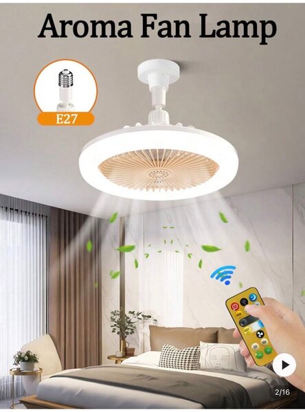 Lampadaire ventilateur E27 aromatique