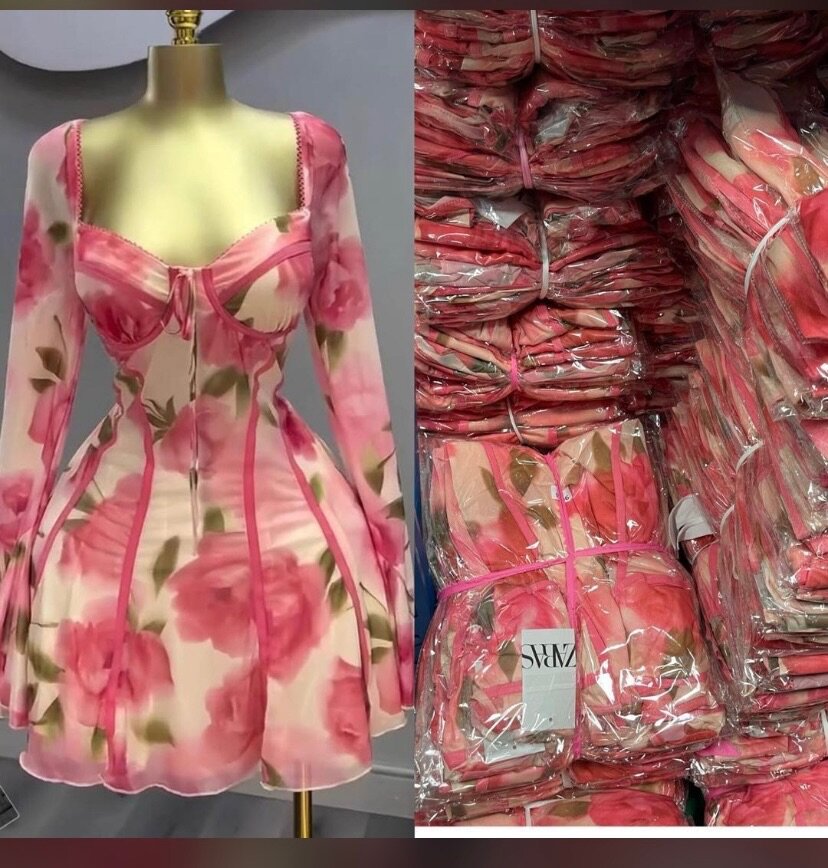 Robe florale élégante