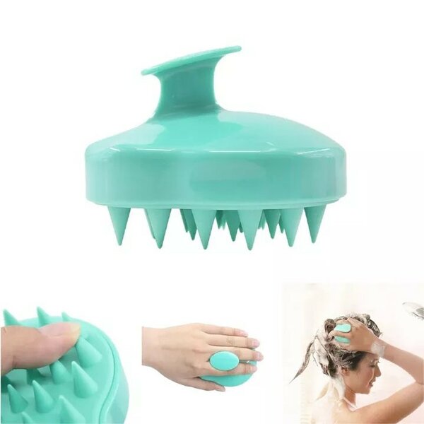 Silicon scalp massager 