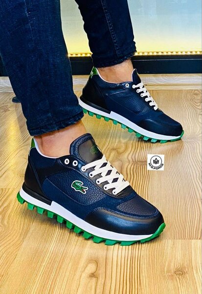 Sneakers bleu style sportif