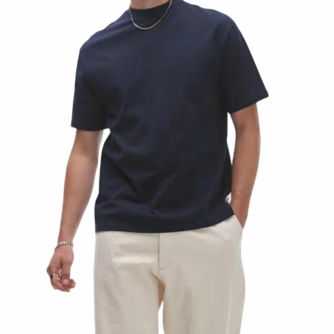 T-shirt bleu marine homme