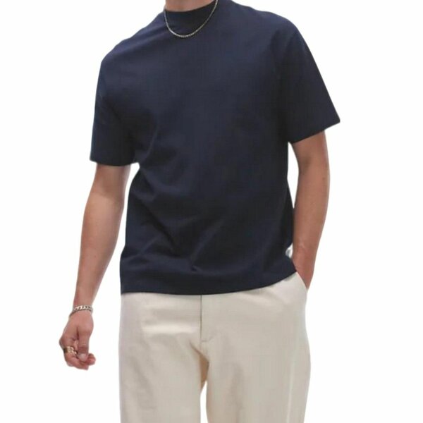 T-shirt bleu marine homme