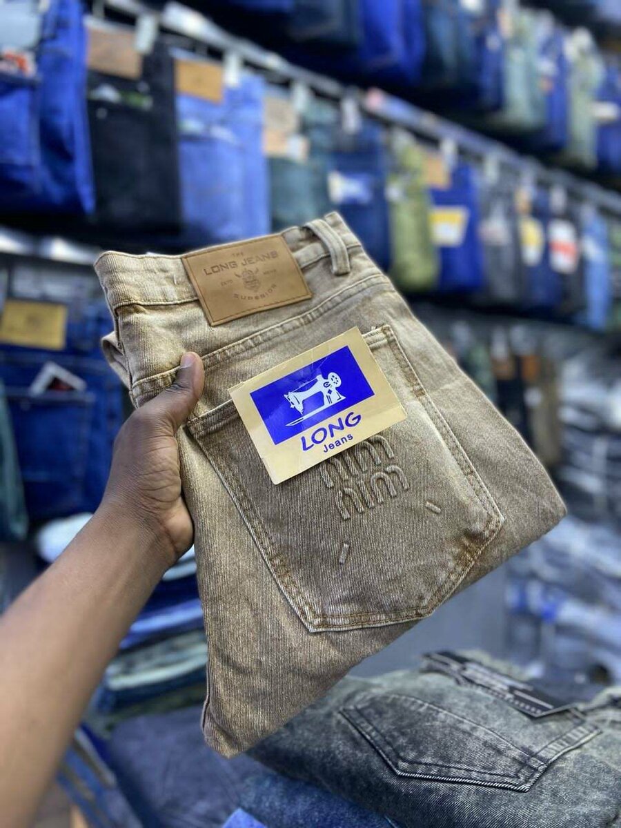 Men's plain jeans