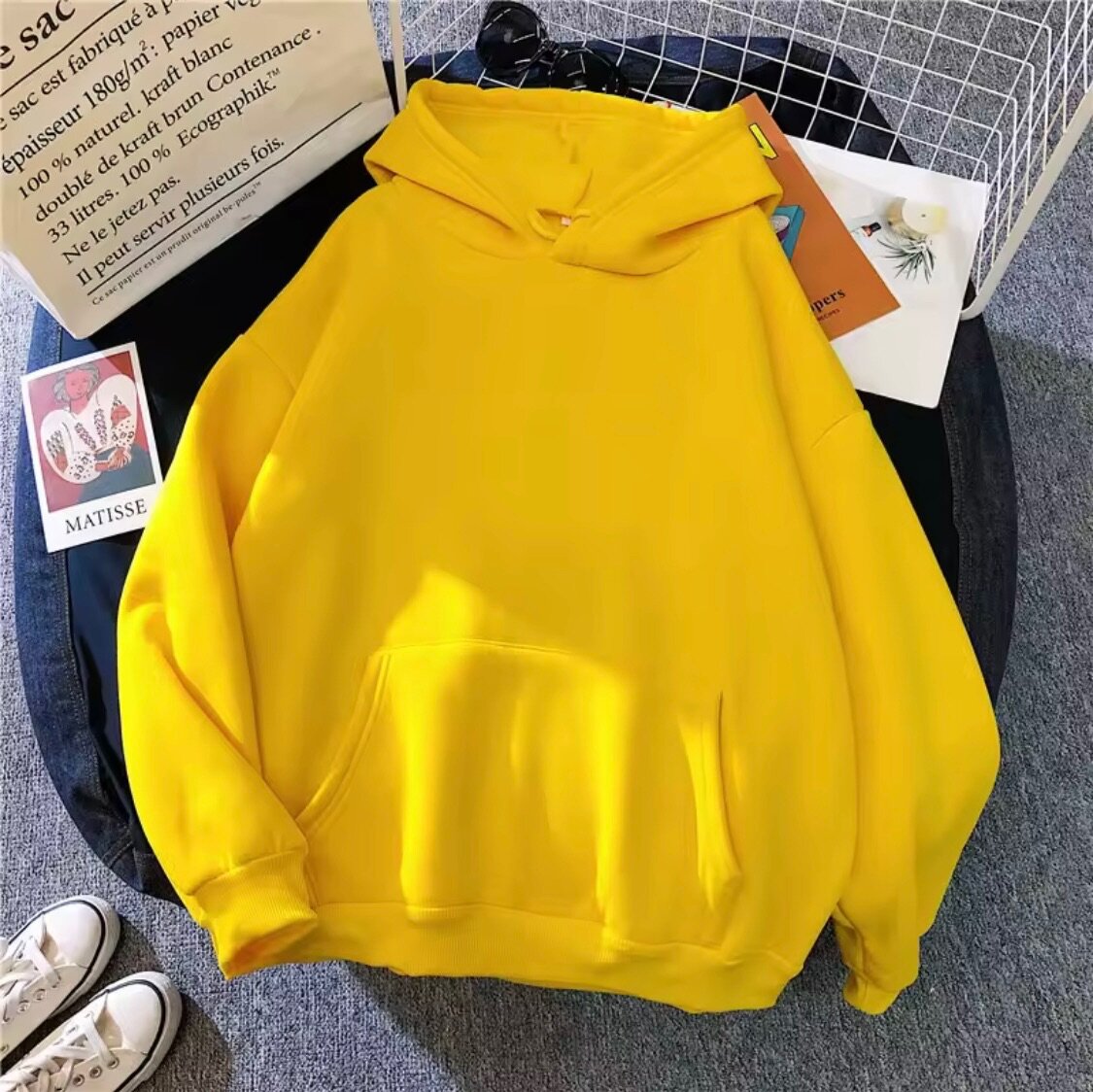 Pull-over de couleur unique
