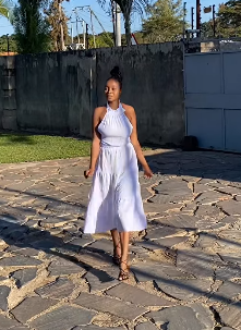 white dress
