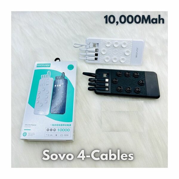 Tres bon power bank 4 câbles