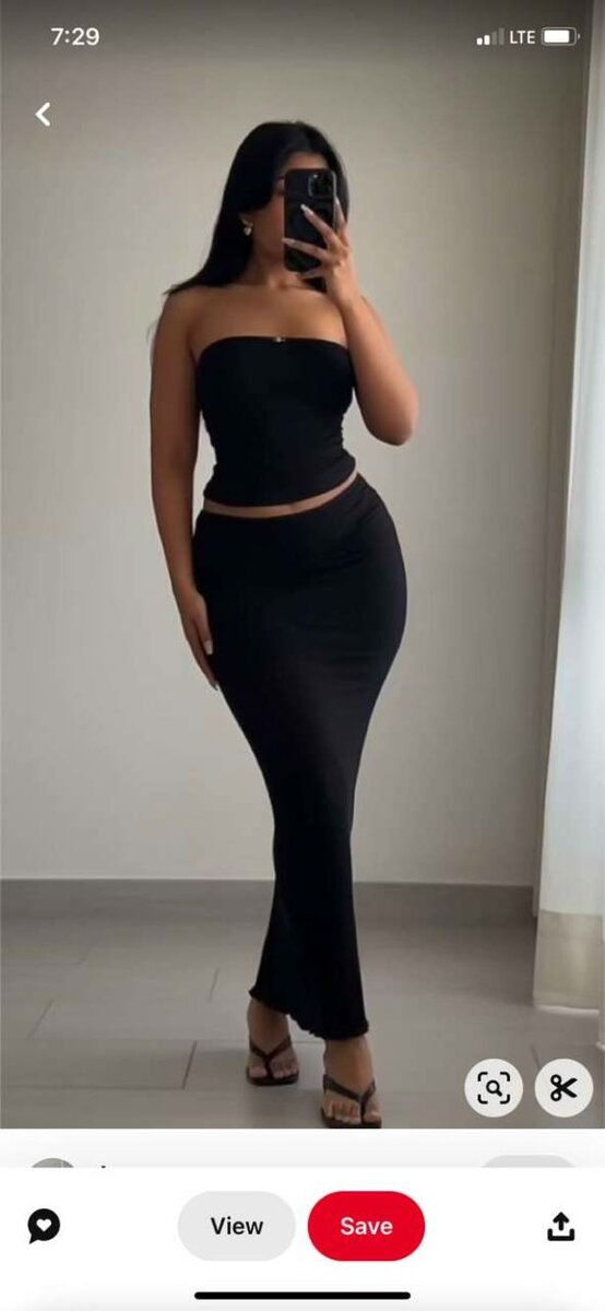 Flare maxi skirts