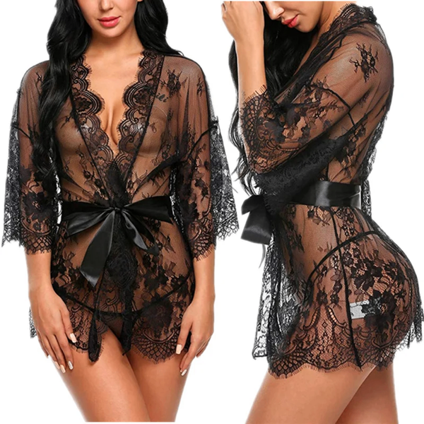 Lingerie peignoir sans corde