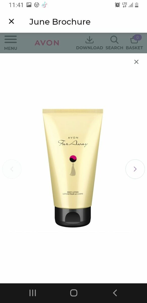 Avon body lotions