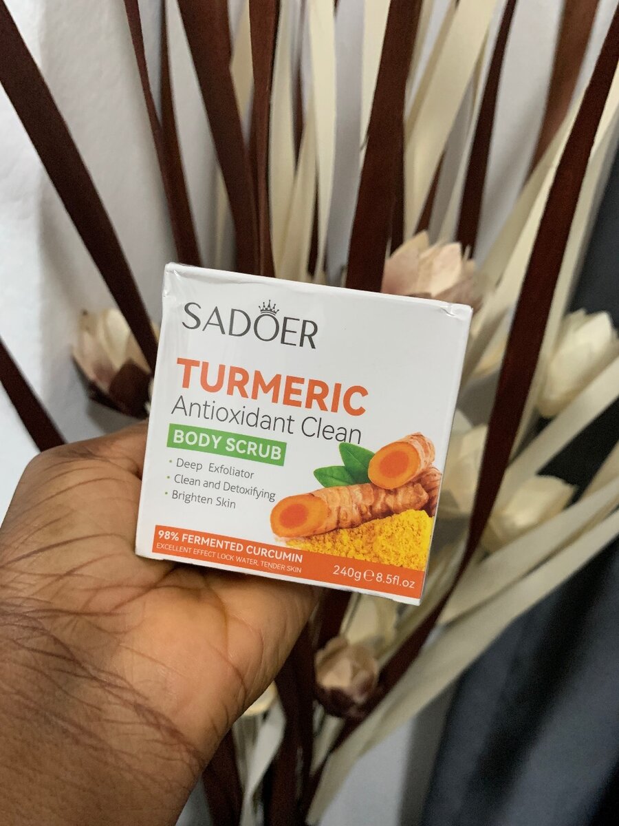 Turmeric scrub