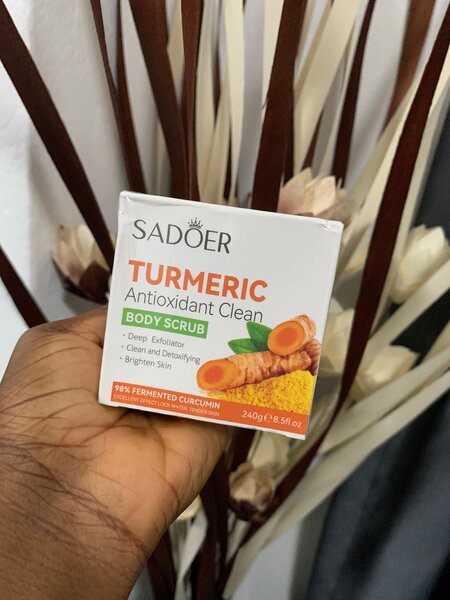 Turmeric scrub