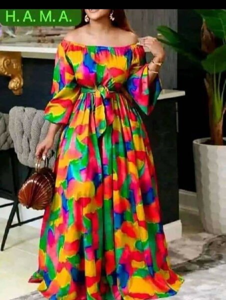 Robe longue relax