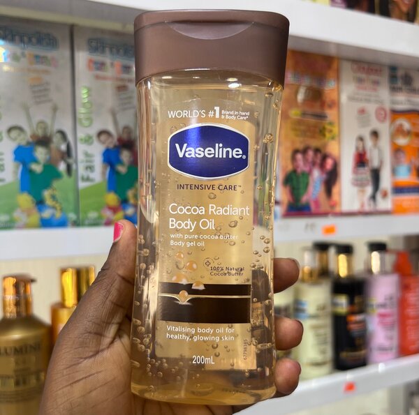 Body lotion and oil
