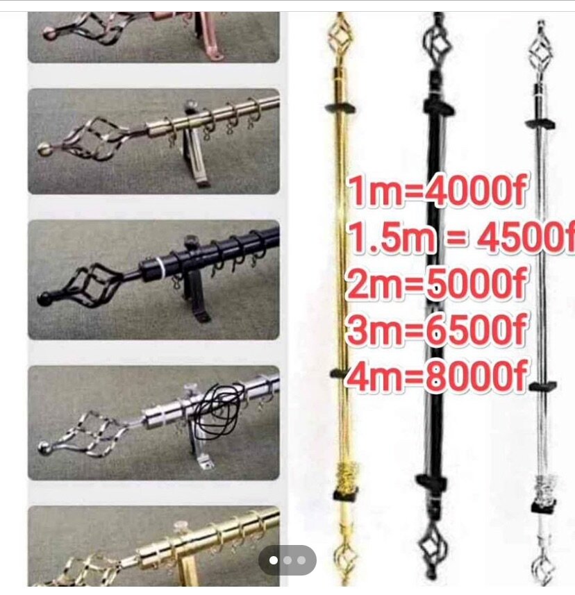 Tringles à rideaux extensibles