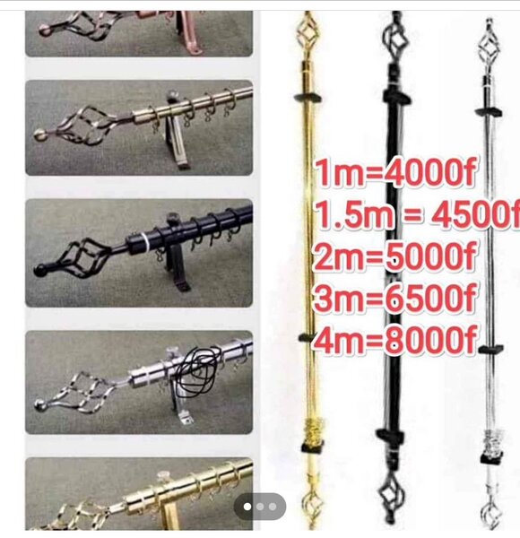 Tringles à rideaux extensibles