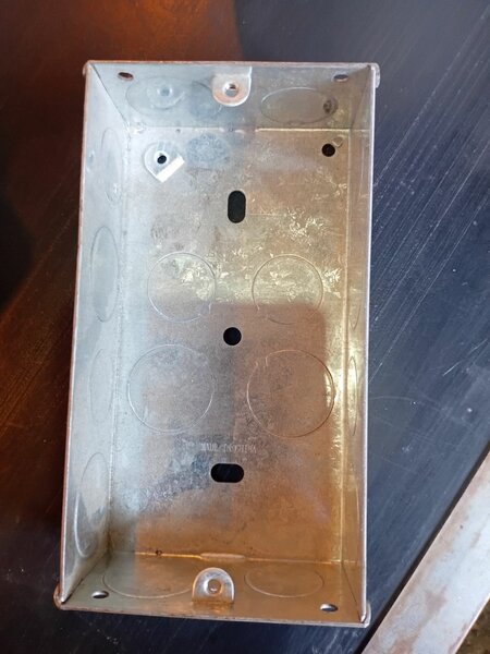 Metal box 3 x 6