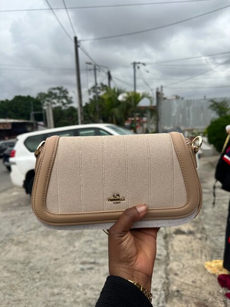 Sac à main élégant beige