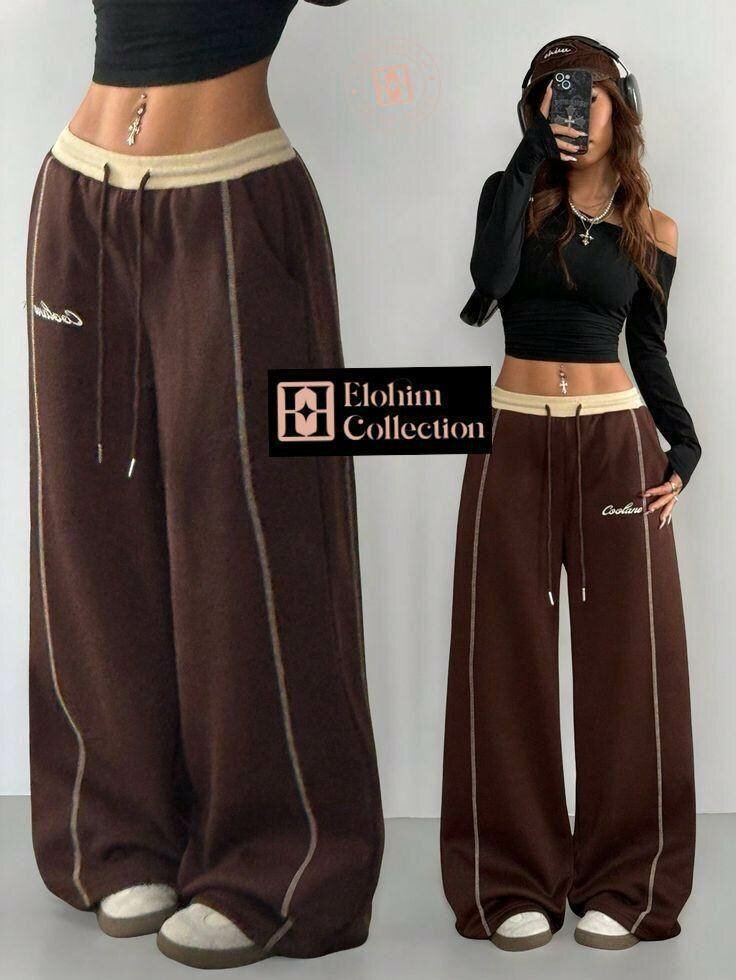 Femme et garçon chic pantalon