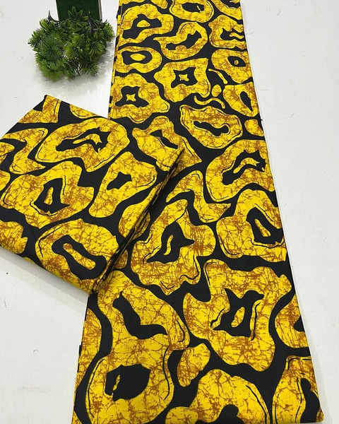 Tissu jaune
