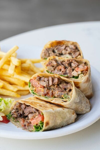 Délicieux chawarma variés