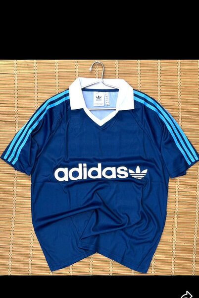 Maillot rétro Adidas bleu