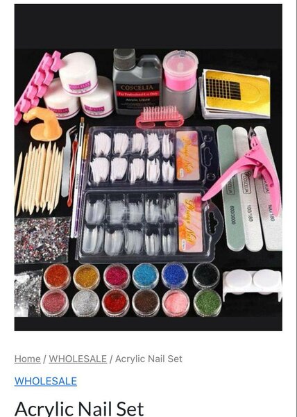 Acrylic  nails set