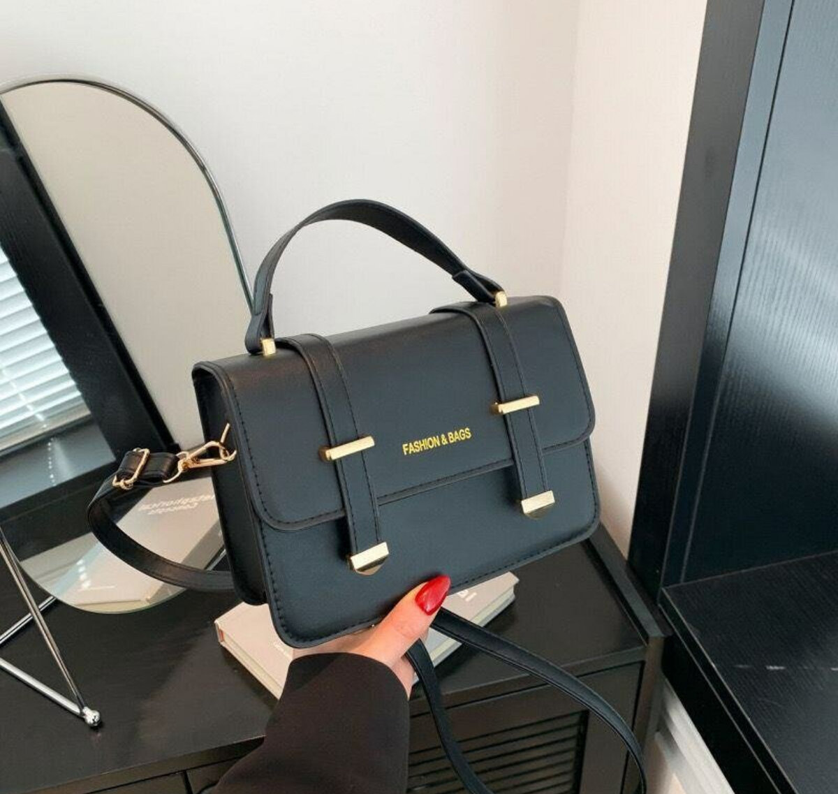 Sac à main chic en cuir