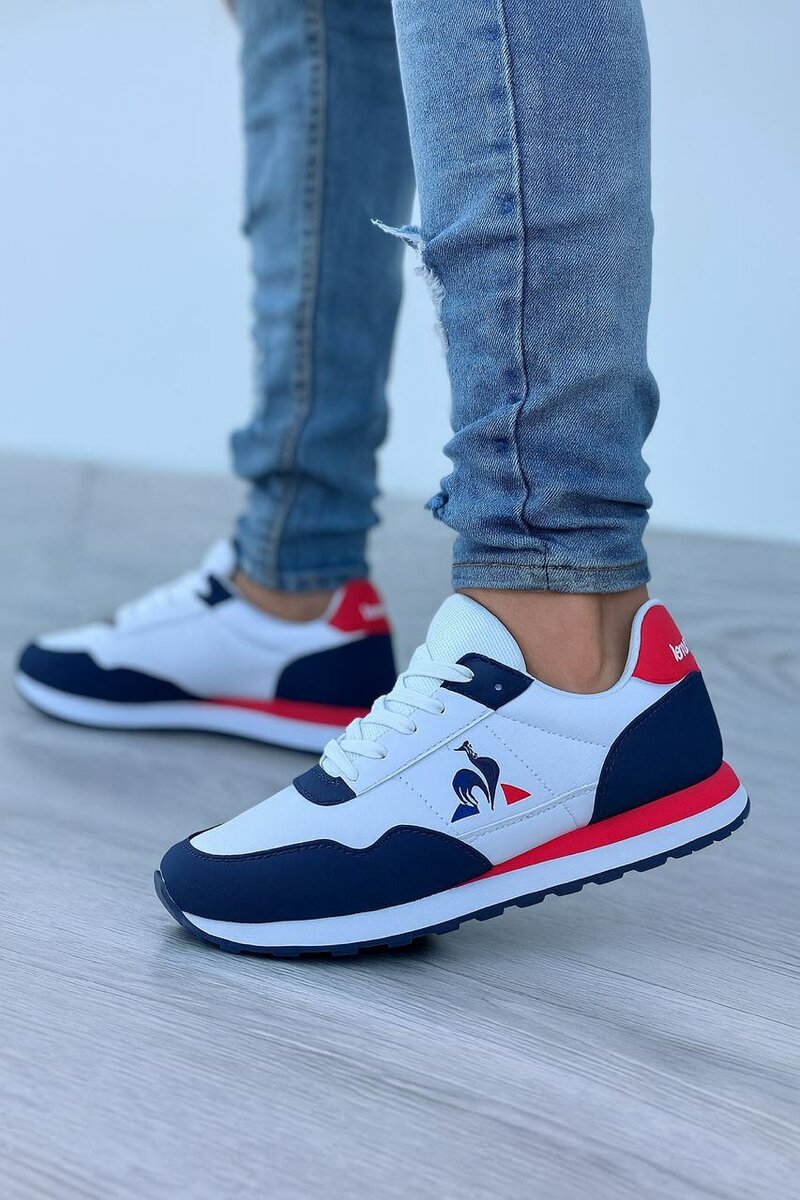 Baskets Homme Bleu Rouge