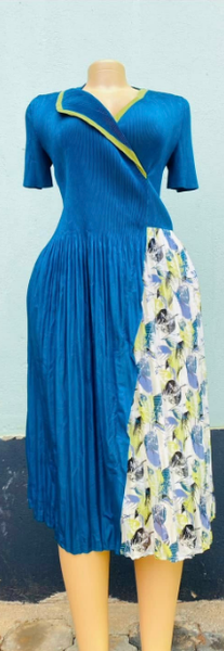 blue dress, size L