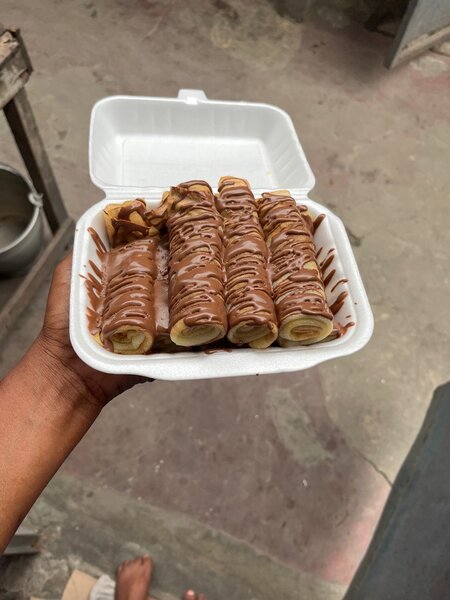 Crêpes au chocolat